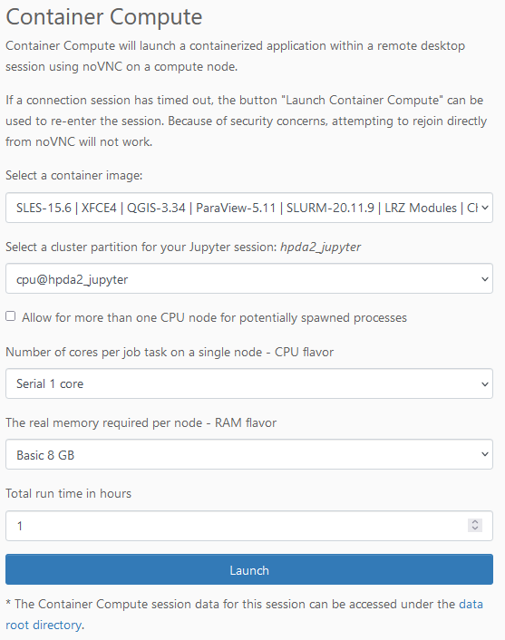 Portal Remote Desktop allocation