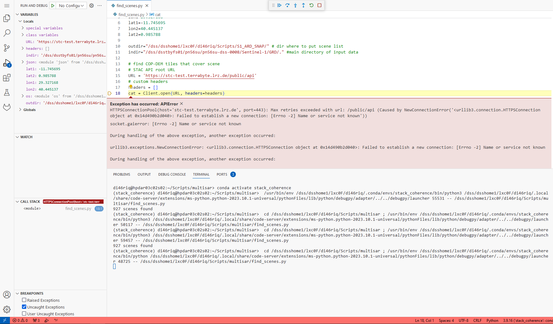 Portal VS Code debugger